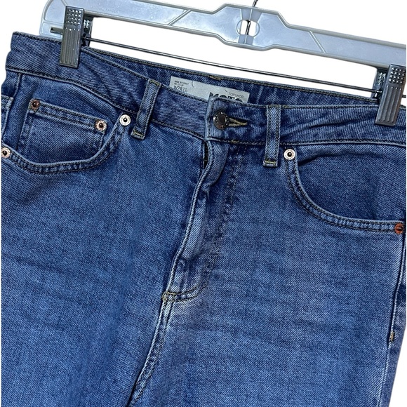 TopShop MOTO Relaxed Raw Hem Denim 28x30 - Picture 6 of 14